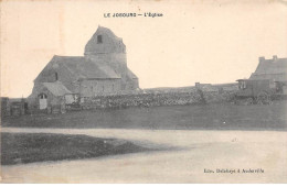 50 - LE JOBOURG - SAN64036 - L'Eglise - En L'Etat - Décollée - Autres & Non Classés