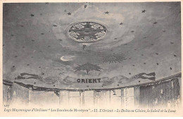 45 - SAN62833 - ORLEANS - Loge Maçonnique - Les Emules De Montyon - II L'Orient - Le Delta Ou Gloire - Le Soleil La Lune - Orleans