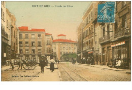 42. N°37241 . Rive De Gier . Grande Rue Féloin - Rive De Gier