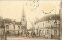 41.CHATRES.PLACE DE L'EGLISE.HOTEL DE LA POSTE Mon GAUTHIER - Otros & Sin Clasificación