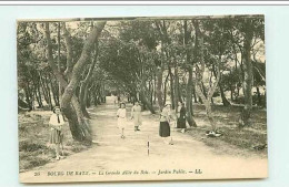 44.BATZ.LA GRANDE ALLEE DU BOIS.JEUX DE CROQUET - Batz-sur-Mer (Bourg De B.)