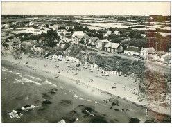 44 .n°34782.st Michel Chef Chef.vue Aerienne.la Grande Plage. Cpsm 15 X 10.5 Cm . - Saint-Michel-Chef-Chef