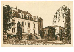 43.SAINT ANDRE DE CHALENCON.n°3784.CHATEAU DE CHAZELLES - Otros & Sin Clasificación