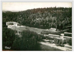 43.LE CHAMBON SUR LIGNON.STATION ESTIVALE.LE COLLEGE CEVENOL.VUE AERIENNE.CPSM - Le Chambon-sur-Lignon