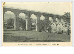 43.DUNIERES.LE VIADUC ET LE TISSAGE.TACHE - Otros & Sin Clasificación