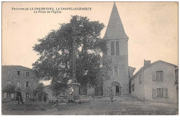 43 . N° 48947 . La Chapelle Geneste . La Place De L Eglise - Autres & Non Classés