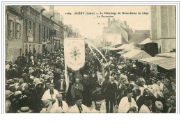 45.CLERY.LE PELERINAGE DE NOTRE DAME DE CLERY.LA PROCESSION - Altri & Non Classificati