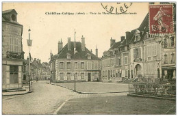 45.CHATILLON-COLIGNY.n°74.PLACE DU MARCHE.RUE JEAN JAURES - Chatillon Coligny