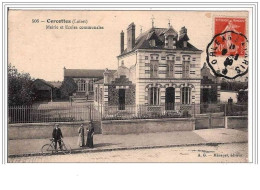 45.CERCOTTES.MAIRIE ET ECOLES COMMUNALES. - Other & Unclassified