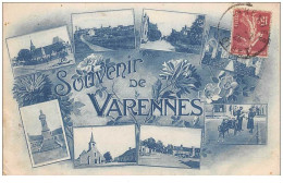 45 . N° 44968 . Varennes . Souvenir . Voiture A Chien . Etat - Autres & Non Classés