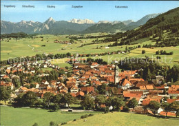 72111099 Nesselwang Gesamtansicht Mit Alpenpanorama Nesselwang - Sonstige & Ohne Zuordnung