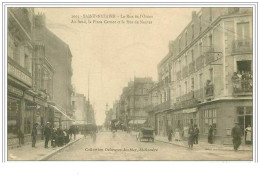 44.ST NAZAIRE.LA RUE DE L&acute OCEAN .AU FOND LA PLACE CARNOT ET LA RUE DE NANTES - Sonstige & Ohne Zuordnung