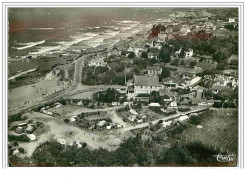 44.ST MICHEL CHEF CHEF.VUE GENERALE.LE CAMPING L'HOTEL DES EMBRUNS ET LA COTE.CPSM - Saint-Michel-Chef-Chef