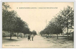 44.SAINTE PAZANNE.AVENUE DE LA GARE PRISE AU SUD - Sonstige & Ohne Zuordnung