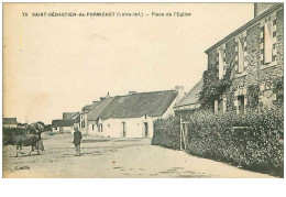 44.SAINT SEBASTIEN DE PORNICHET.n°28765.PLACE DE L'EGLISE - Andere & Zonder Classificatie