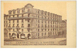 44.NANTES.n°31879.CENTRAL HOTEL A NANTES - Nantes