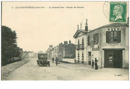 44.LES SORINIERES.n°27716.LA GRANDE RUE.ROUTE DE NANTES.AUTOMOBILE - Autres & Non Classés