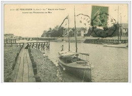 44.LE POULIGUEN.LE """"BOUTE EN TRAIN"""" FAISANT DES PROMENADES EN MER.PLIE - Le Pouliguen