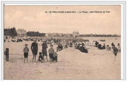 44.LE POULIGUEN.LA PLAGE, VERS L&acute ENTREE DU PORT. - Le Pouliguen