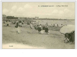 44.LE POULIGUEN.LA PLAGE, MAREE BASSE - Le Pouliguen