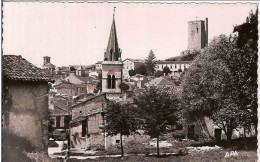 46.MONTCUQ.PERSPECTIVE SUR LE CENTRE.CPSM - Montcuq