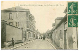 45.NOGENT SUR VERNISSON.n°27.RUE DE VARENNES ET LES ECOLES - Autres & Non Classés