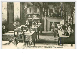 45.LA FERTE ST AUBIN.R.N PARIS-TOULOUSE.SALLE A MANGER DE L'HOTEL DE LA CROIX-BLANCHE.CUISINE SOIGNEE.CAVE RENOMMEE - La Ferte Saint Aubin