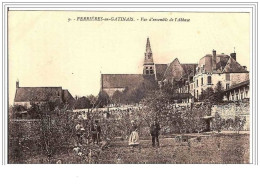 45.FERRIERES-EN-GATINAIS. VUE D'ENSEMBLE DE L'ABBAYE. - Sonstige & Ohne Zuordnung