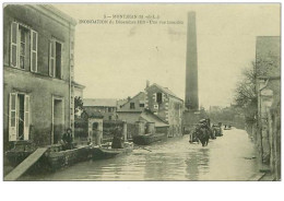 49.MONTJEAN.n°11.INONDATION DE DECEMBRE 1910.UNE RUE INONDEE.RARE - Other & Unclassified