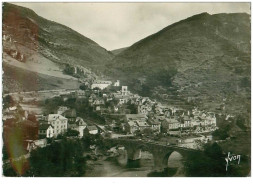 48. N° 40625 . Gorges Du Tarn.sainte Enimie.vue Generale.cpsm 15 X 10.5 Cm - Sonstige & Ohne Zuordnung