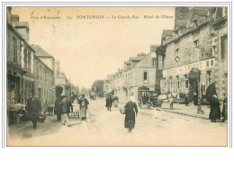 50.PONTORSON.LA GRANDE RUE.HOTEL DE L'OUEST - Pontorson