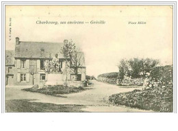 50.GREVILLE.PLACE MILLET.CHERBOURG, SES ENVIRONS - Sonstige & Ohne Zuordnung