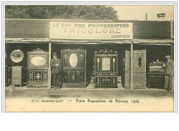 50.GRANVILLE.FOIRE EXPOSITION DE RENNES 1924.LE ROI DES PHONOGRAPHES TRICOLORE A GROUBOIS - Granville