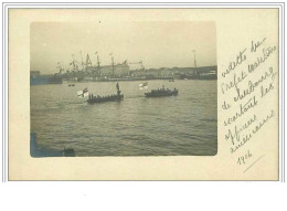 50.CHERBOURG.VEDETTE DU PREFET MARITIME DE CHERBOURG ESCORTANT LES OFFIVIERS AMERICAINS.1904 - Cherbourg