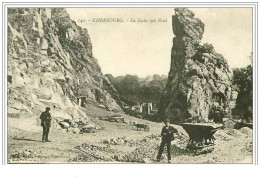 50.CHERBOURG.LA ROCHE QUI PEND.CARRIERES.MINES - Cherbourg