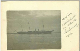 50.CHERBOURG.CROISEUR AMERICAIN EN RADE DE CHERBOURG.1904.BATEAU - Cherbourg