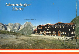 72111036 Lechtal Memminger Huette Mit Freispitz Lechtal - Sonstige & Ohne Zuordnung