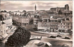 50.AVRANCHES.VUE GENERALE DE LA PLACE LITTRE.CPSM. - Avranches