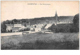 50 . N° 48977 . Sourdeval La Barre . Vue Panoramique . Plie - Autres & Non Classés