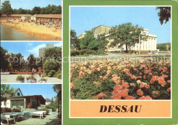 72111023 Dessau-Rosslau Strandbad Adria Hochhaeuser HO Gaststaette Jaegerklause  - Dessau