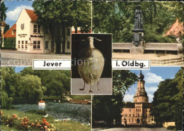 72111018 Jever Hist Gaststaette Haus Der Getreuen Brunnen Teich Schloss Jever - Jever