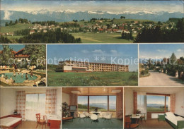 72110998 Scheidegg Allgaeu Panorama Kursanatorium Sonnenalm Swimmingpool Zimmer  - Sonstige & Ohne Zuordnung