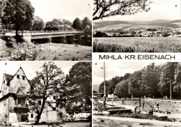 H2587 - Mihla - Freibad Konsum Gaststätte Graues Schloß - Verlag Bild Und Heimat Reichenbach - Eisenach