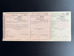 NEDERLAND POSTGIRO POSTCHEQUE G21 JAREN '40 NETHERLANDS - Storia Postale