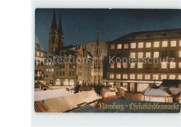 72110800 Nuernberg Christkindlesmarkt Sebalduskirche Nuernberg - Nürnberg