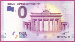 0-Euro XEPH 01 2018 BERLIN - BRANDENBURGER TOR S-11 XOX - Private Proofs / Unofficial