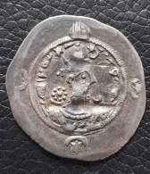 SASANIAN KINGS. Hormazd IV. 579-590 AD. Silver Drachm Year 12 Mint WH - Irán