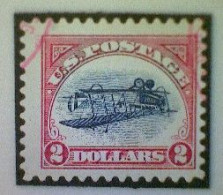 United States, Scott #4806a, Used(o), 2013, Inverted Jenny, Single, $2, Blue, Black, And Red - Used Stamps