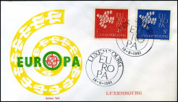 Luxembourg - FDC - Europa CEPT 1961 - 1961