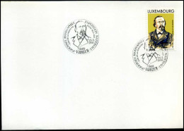 Luxembourg - FDC - Edmond De La Fontaine / Dicks - FDC